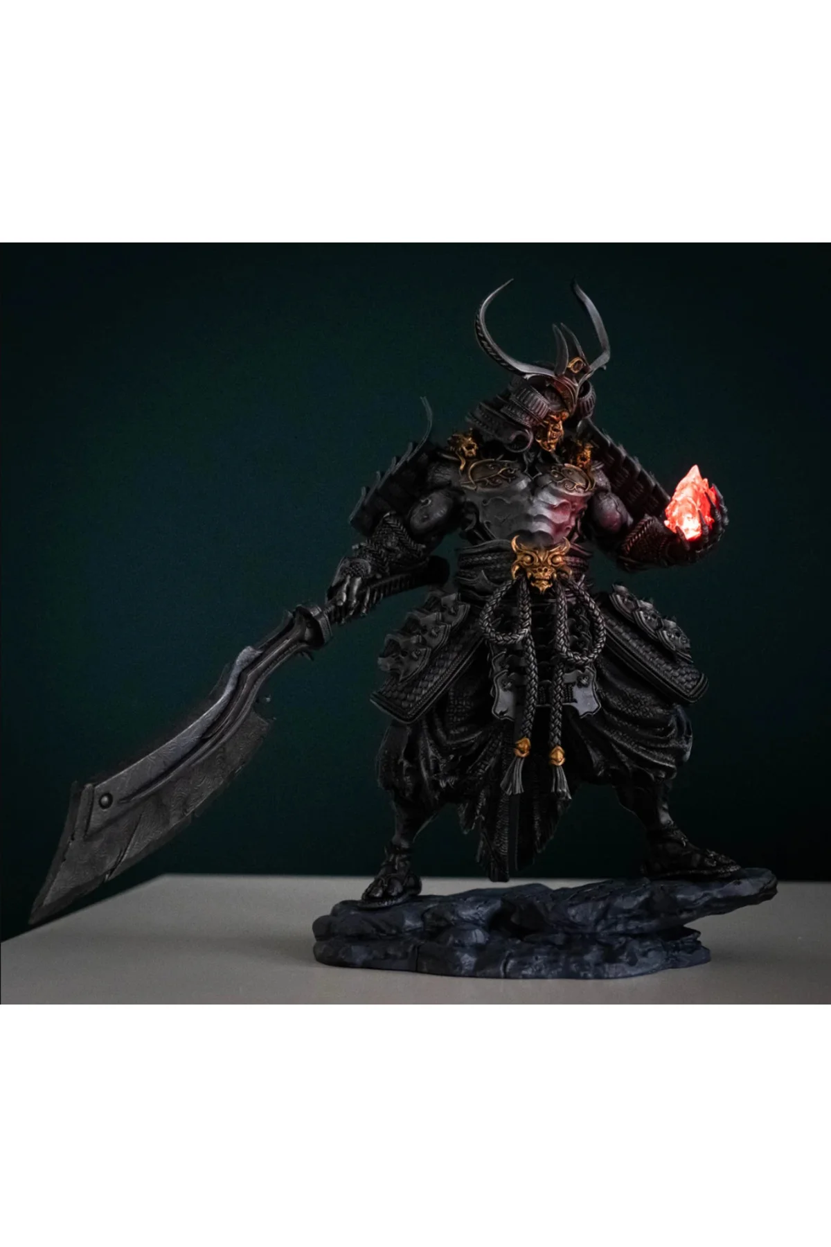 The Ancestors Tenjin Ninja Samuray Figür Lanetli Bilgin Samuray Figürü Büyük Boy 25CM