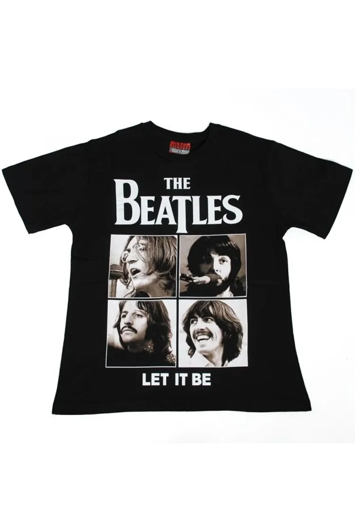 The Beatles Let It Be Tişört Siyah