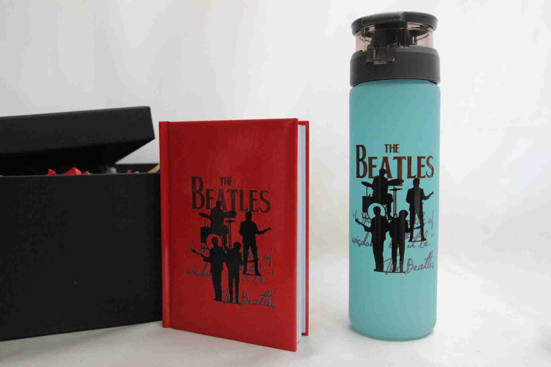 The Beatles Temalı Hediye Kutusu - Termos ve Defter Hediye Seti