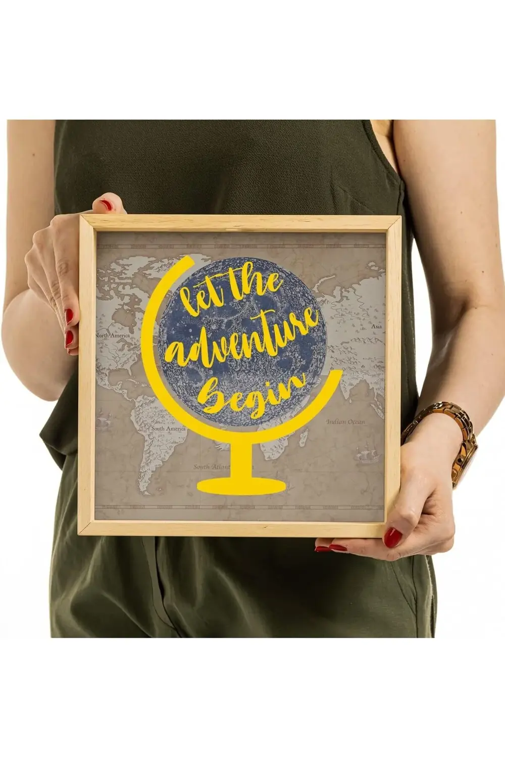 the Begin Tasarımlı Ahşap Kumbara 1178367