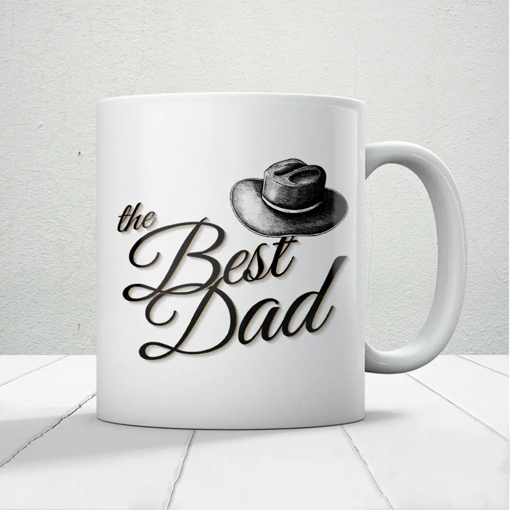 The Best Dad Baskılı Babalar Günü Kupa Bardak The Best Dad Baskılı Babalar Günü Kupa Bardak