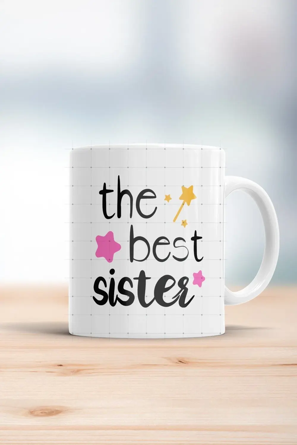The Best Sister Baskılı Kupa Bardak