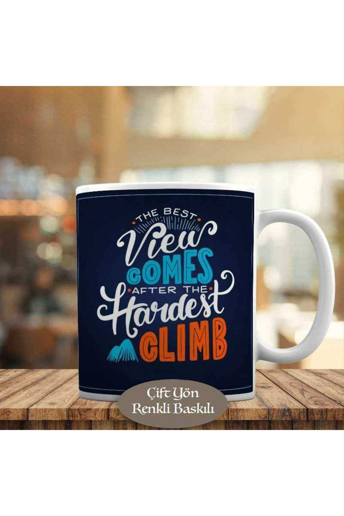 Asilmeydan The Best View Comes After Motivasyon Kupa Bardak Hediyelik-3842