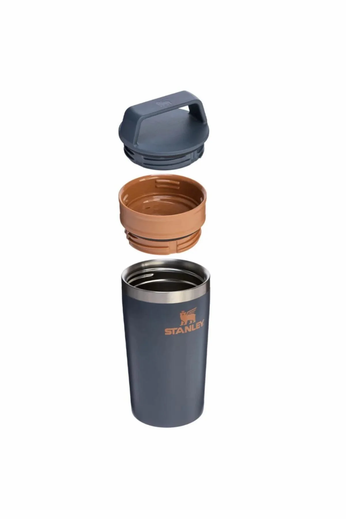 The Café To-Go Travel Mug Termos Bardak 0,35 LT / 12Oz Lacivert 1