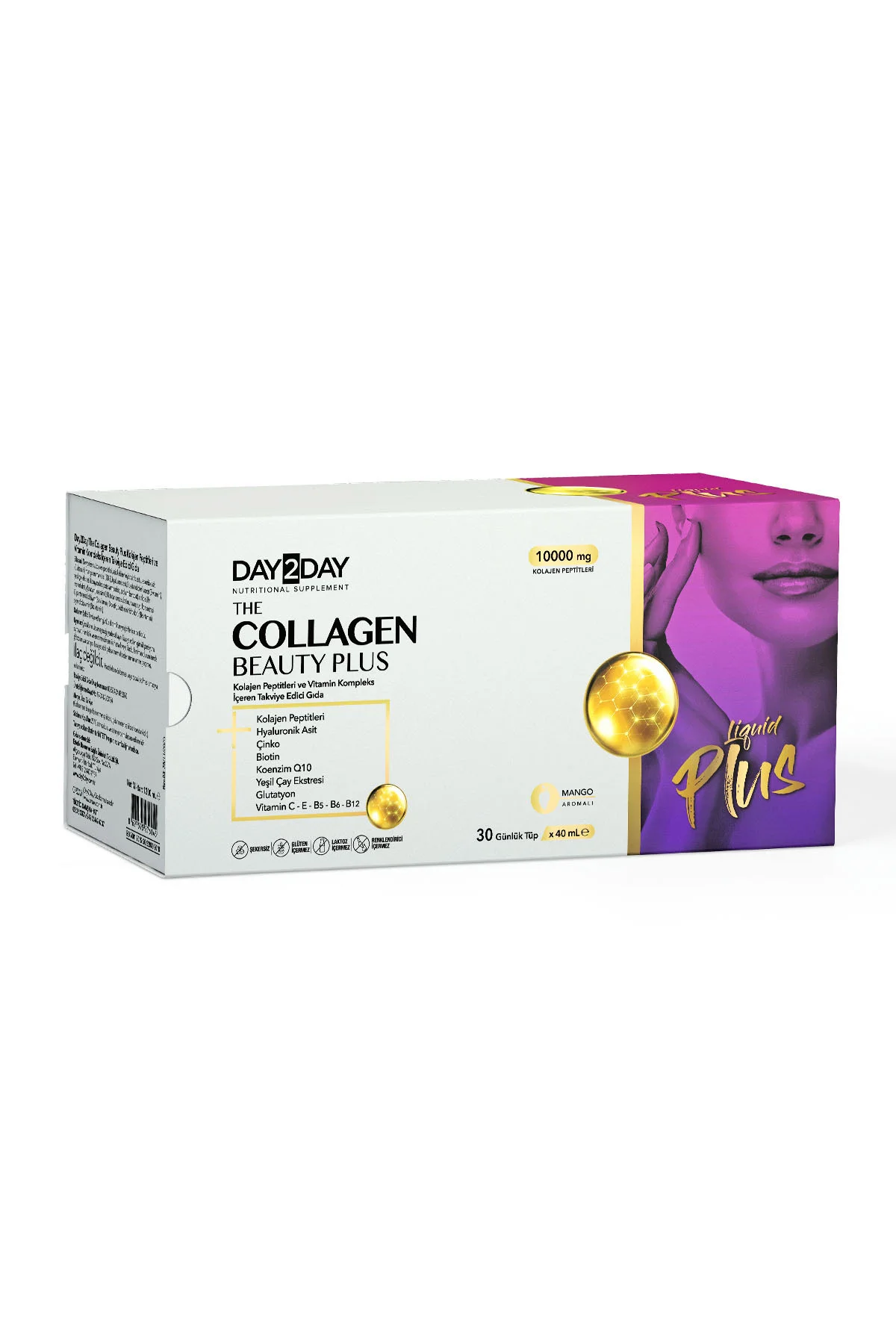 The Collagen Beauty Plus Kolajen-Hyaluronik Asit-Glutatyon-Koenzim Q10-Biotin-B5-B6-B12-C Vitamini - Görsel 7