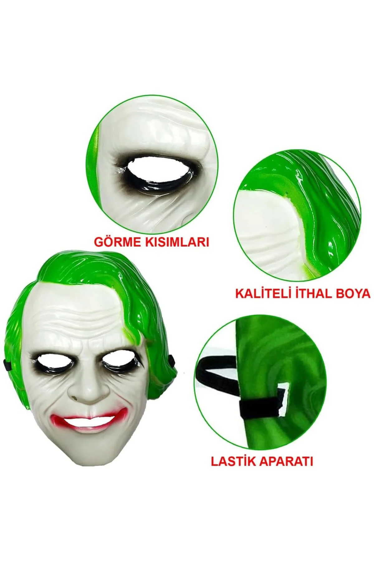 The Dark Knight Joker Maskesi, Tek Ebat, The Dark Knight Joker, Y