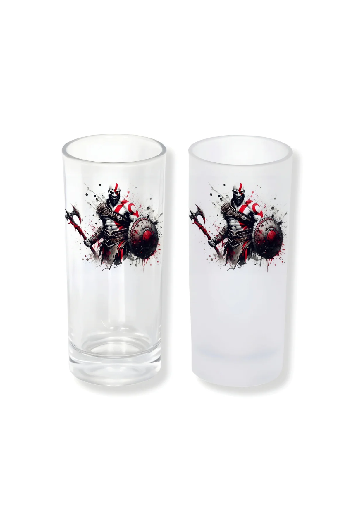 The God Of War Buzlu / Buzsuz Seçenekli Rakı Bardağı – 1 Adet Şık