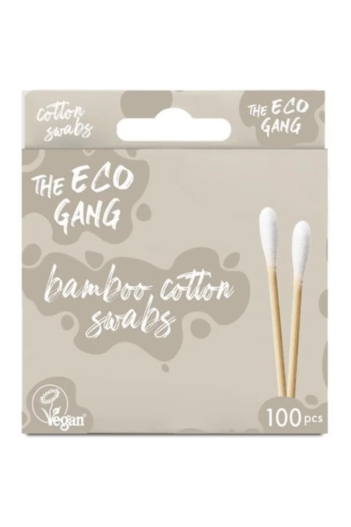 THE HUMBLE CO. COTTON SWABS 100-PCS WHITE BAMBU KULAK ÇUBUĞU 100L