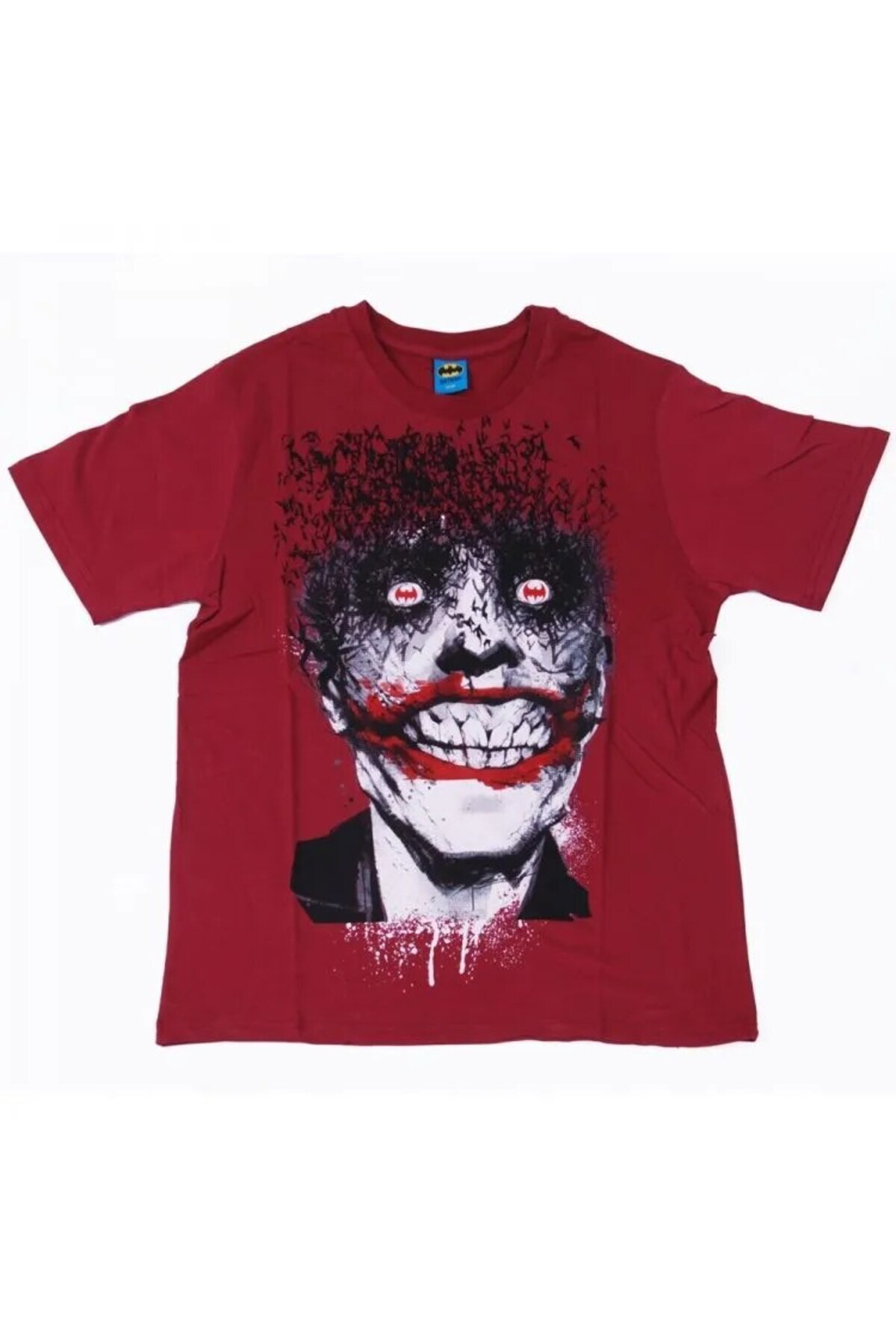 The Joker Bat Face Tişört Kırmızı