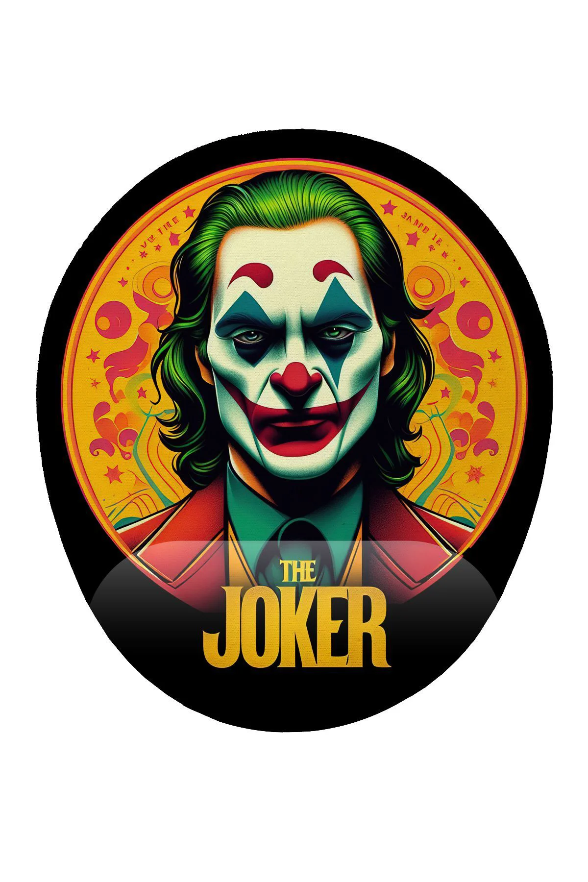 The Joker Bilek Destekli Mouse Pad Ergonomik Kaymaz Taban Mousepad Fare Altlığı