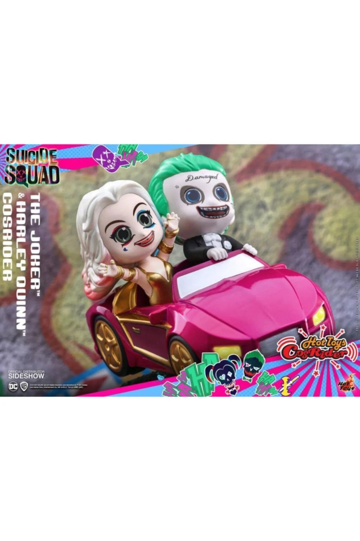 The Joker & Harley Quinn Cosrider Collectible Figure Set