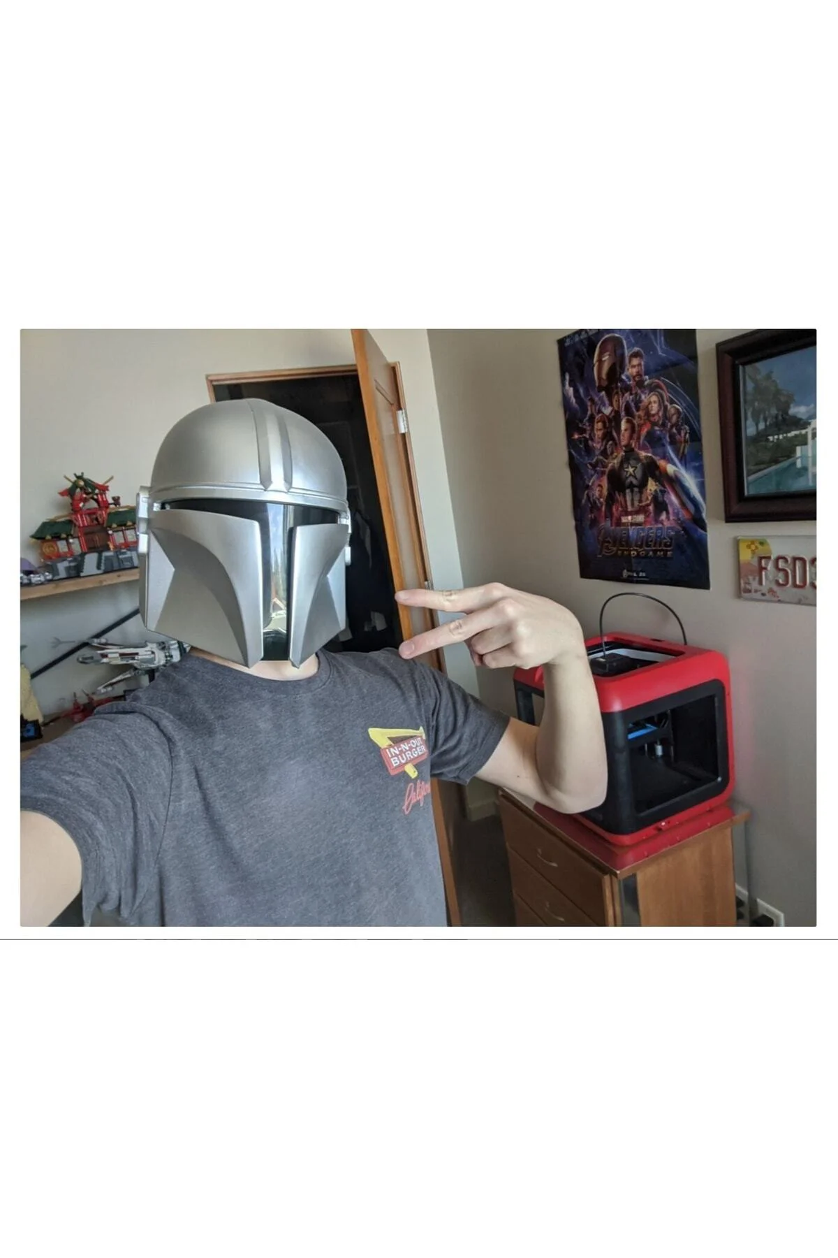 The Mandalorian Kask Maske