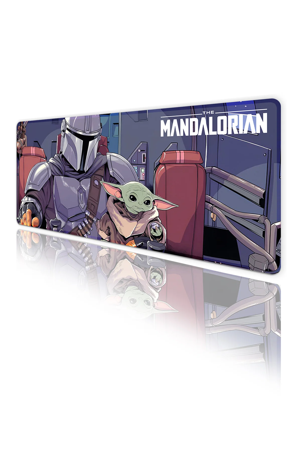 The Mandalorian Oyun Gaming Klavye Mouse Pad Masa Matı 70x30 cm