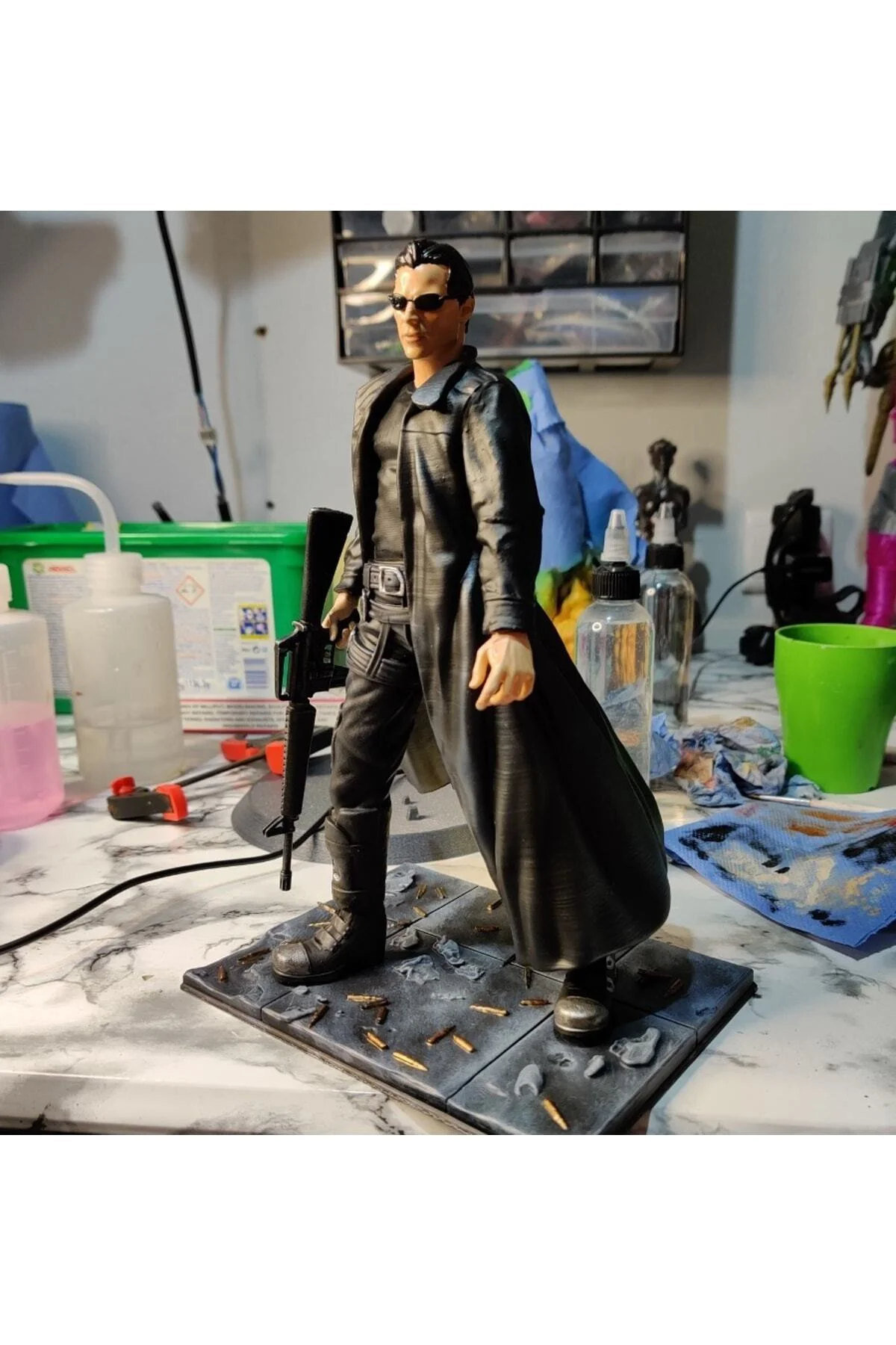 The Matrix Neo Boyalı Figür 25 cm Dev Boy