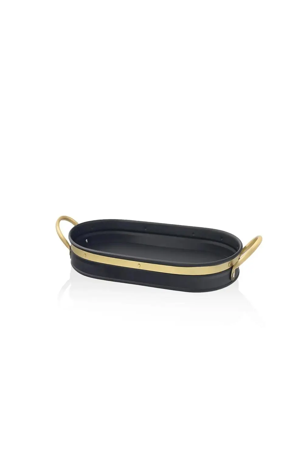 The Mia Galvin Tepsi Siyah 54x24 cm GLN0081