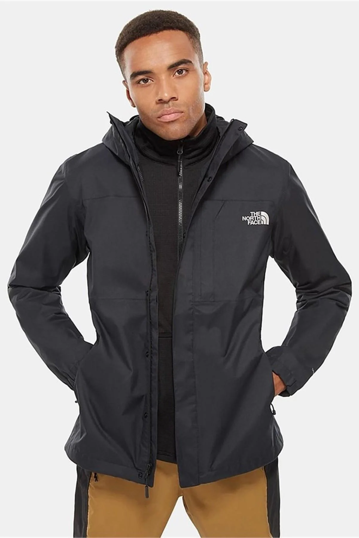 The North Face Men’s Resolve Tri Climate Jacket Erkek Polar İçlikli Su Geçirmez Kapüşonlu Ceket Siyah Fiyatı, Yorumları ve Özellikleri