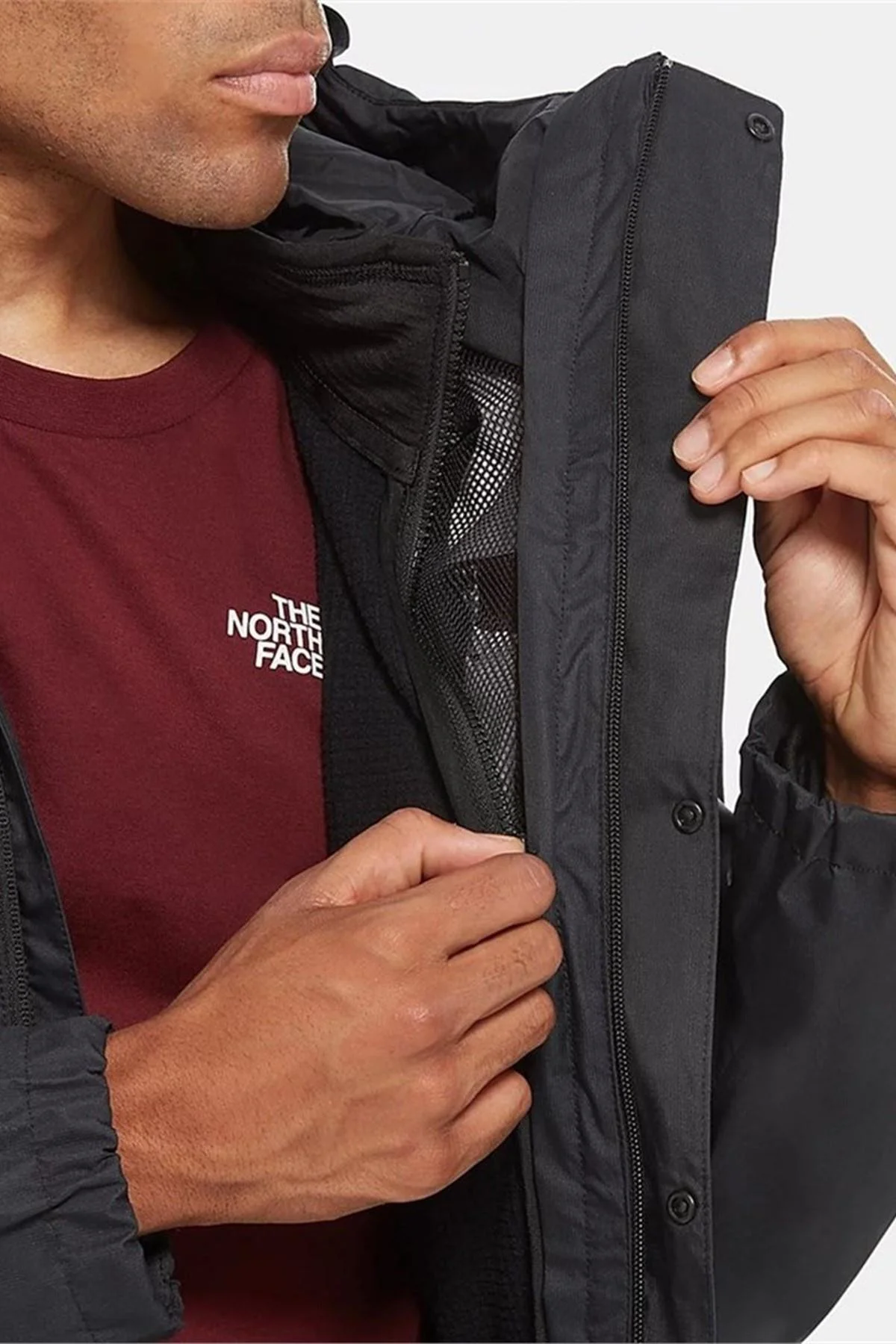 The North Face Men’s Resolve Tri Climate Jacket Erkek Polar İçlikli Su Geçirmez Kapüşonlu Ceket Siyah Fiyatı, Yorumları ve Özellikleri