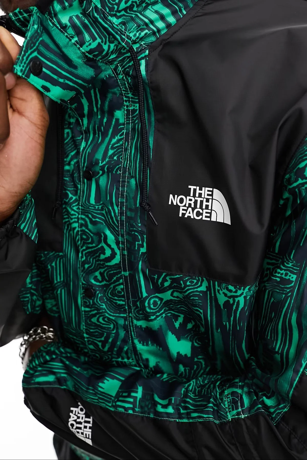 The North Face Seasonal Mountain Jacket Erkek Kapüşonlu Spor Ceket Yeşil