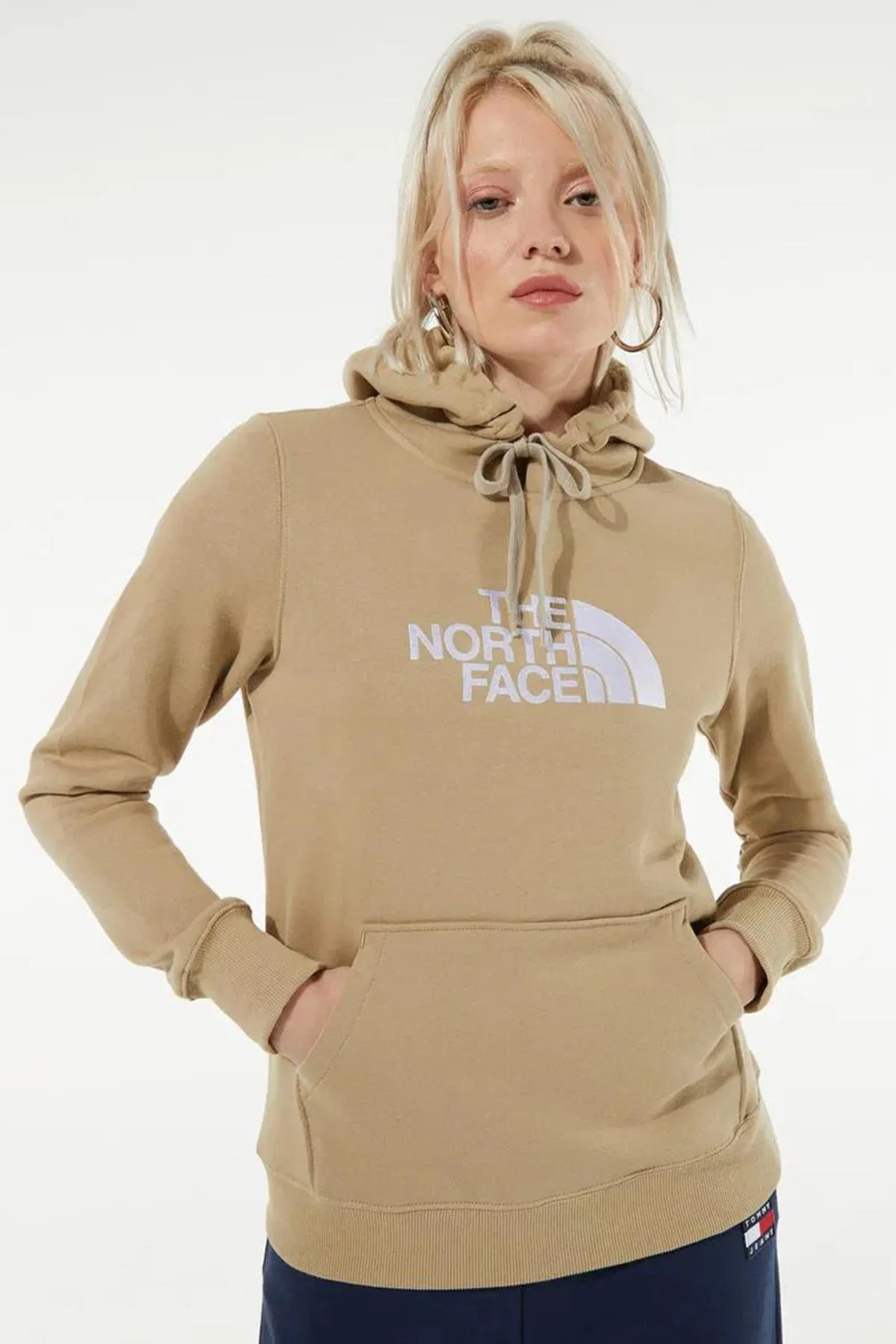 The North Face Women's Drew Peak Pull Hoodie Flax Kadın Kapüşonlu Sweatshirt Bej Fiyatı, Yorumları ve Özellikleri