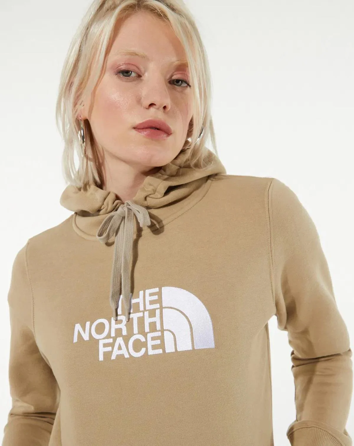 The North Face Women's Drew Peak Pull Hoodie Flax Kadın Kapüşonlu Sweatshirt Bej Fiyatı, Yorumları ve Özellikleri