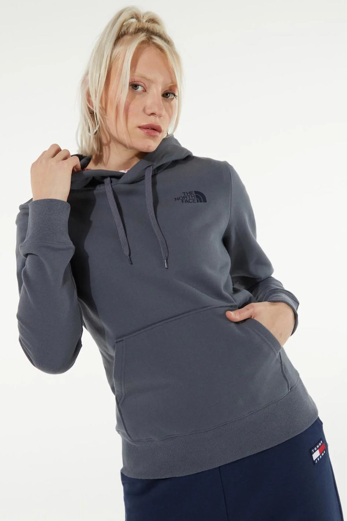 The North Face Women's New Climb Hoodie Vanadis Gray Kadın Kapüşonlu Sweatshirt Gri Fiyatı, Yorumları ve Özellikleri