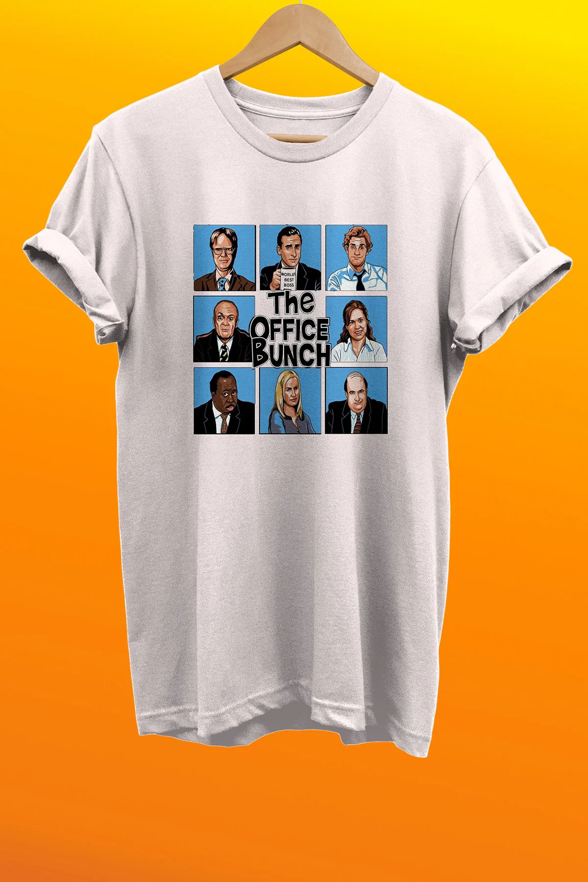 The Office Baskılı %100 Pamuk Oversize T-shirt