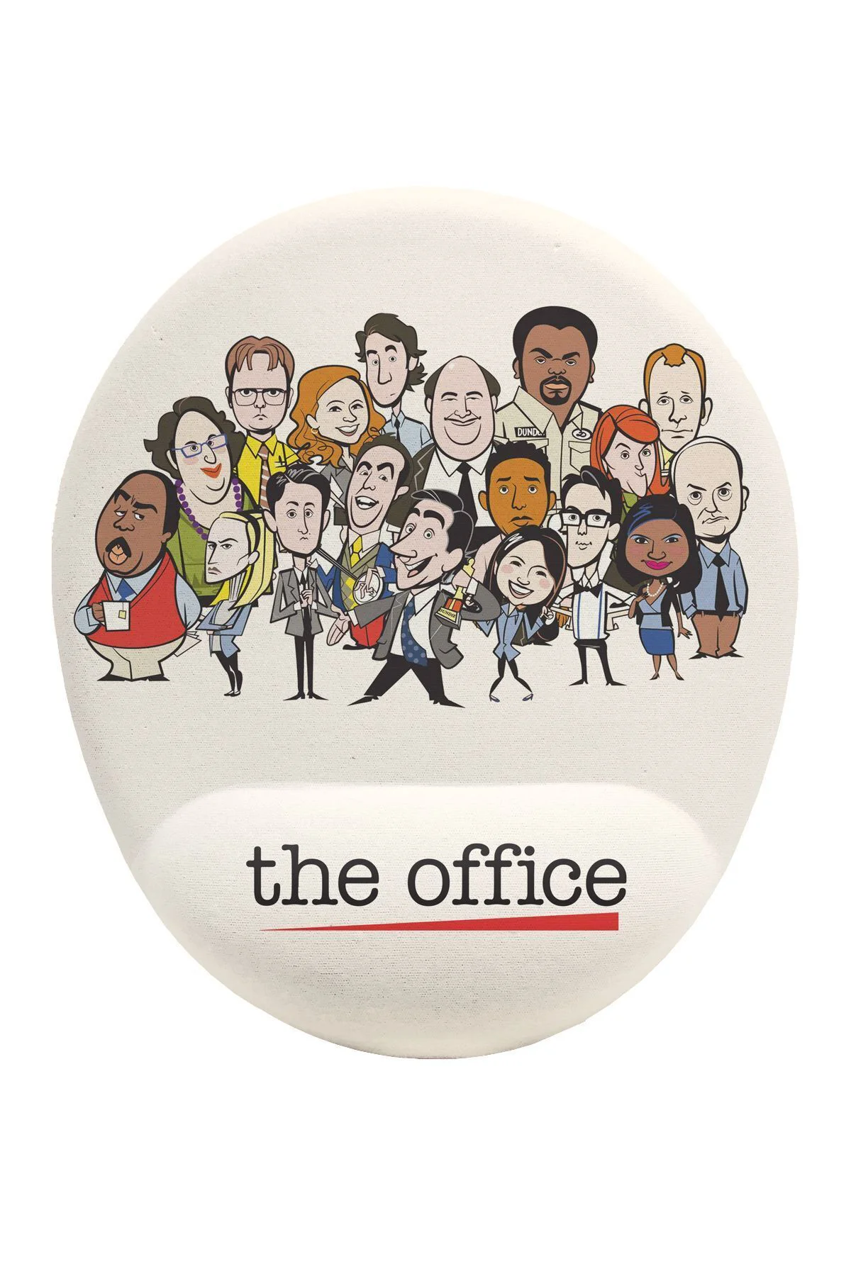 The Office Dizisi Bilek Destekli Mouse Pad Ergonomik Kaymaz Taban Mousepad Fare Altlığı