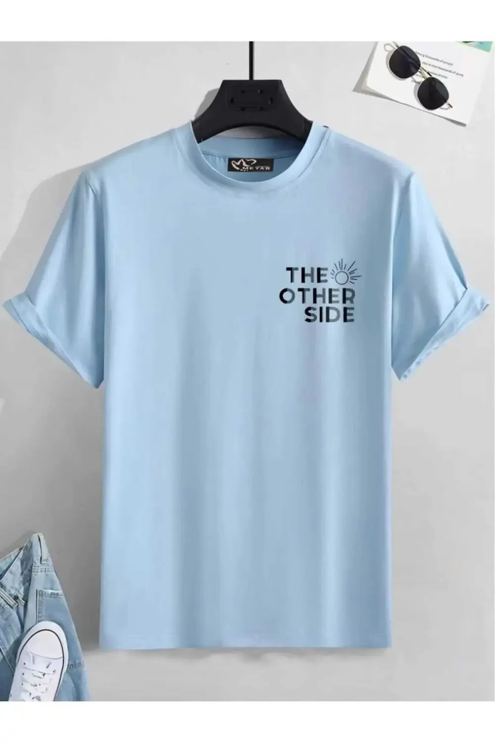 The other side Sırt Baskılı Oversize Salaş Unisex-T-Shirt