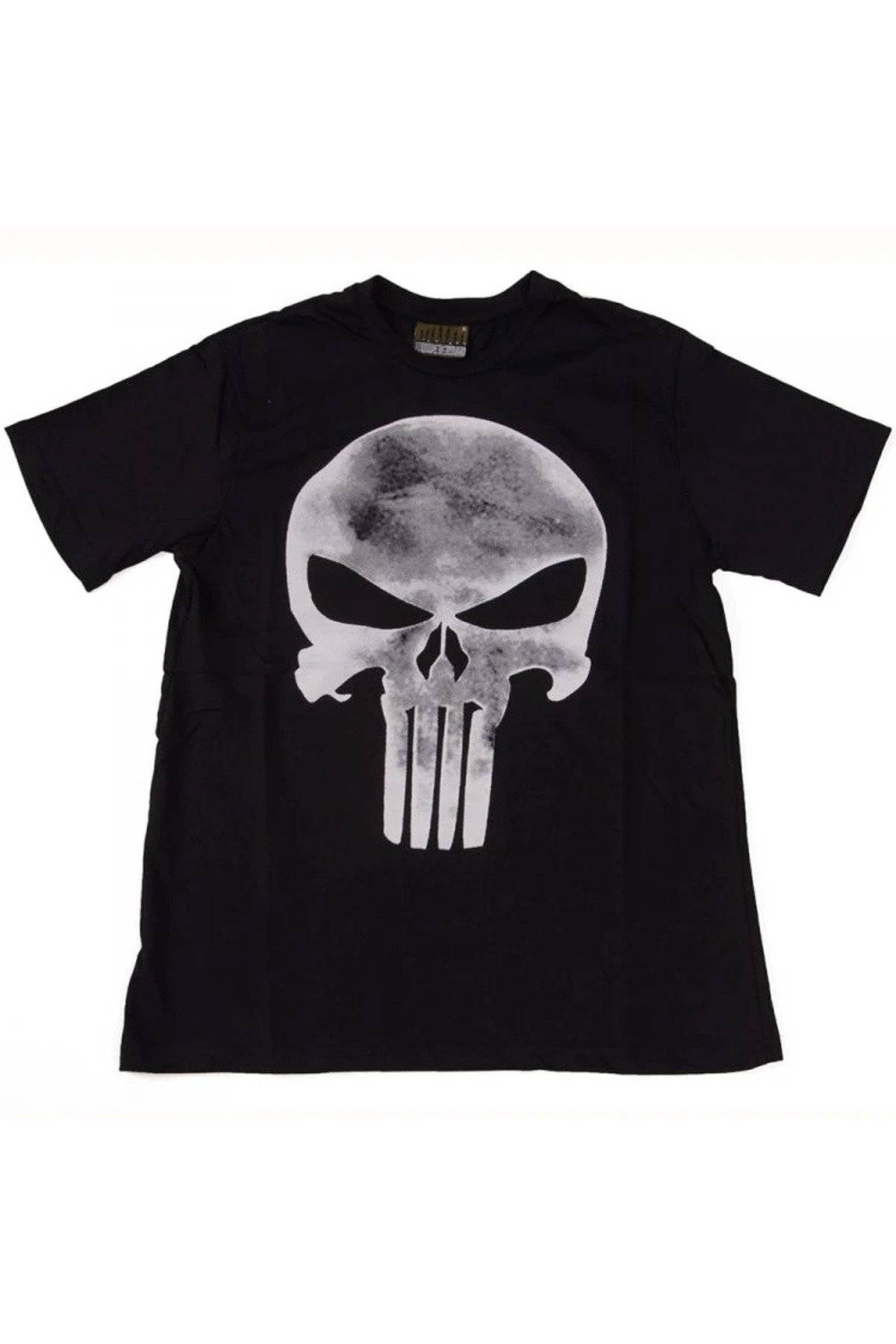The Punisher Vintage Logo Tişört Siyah