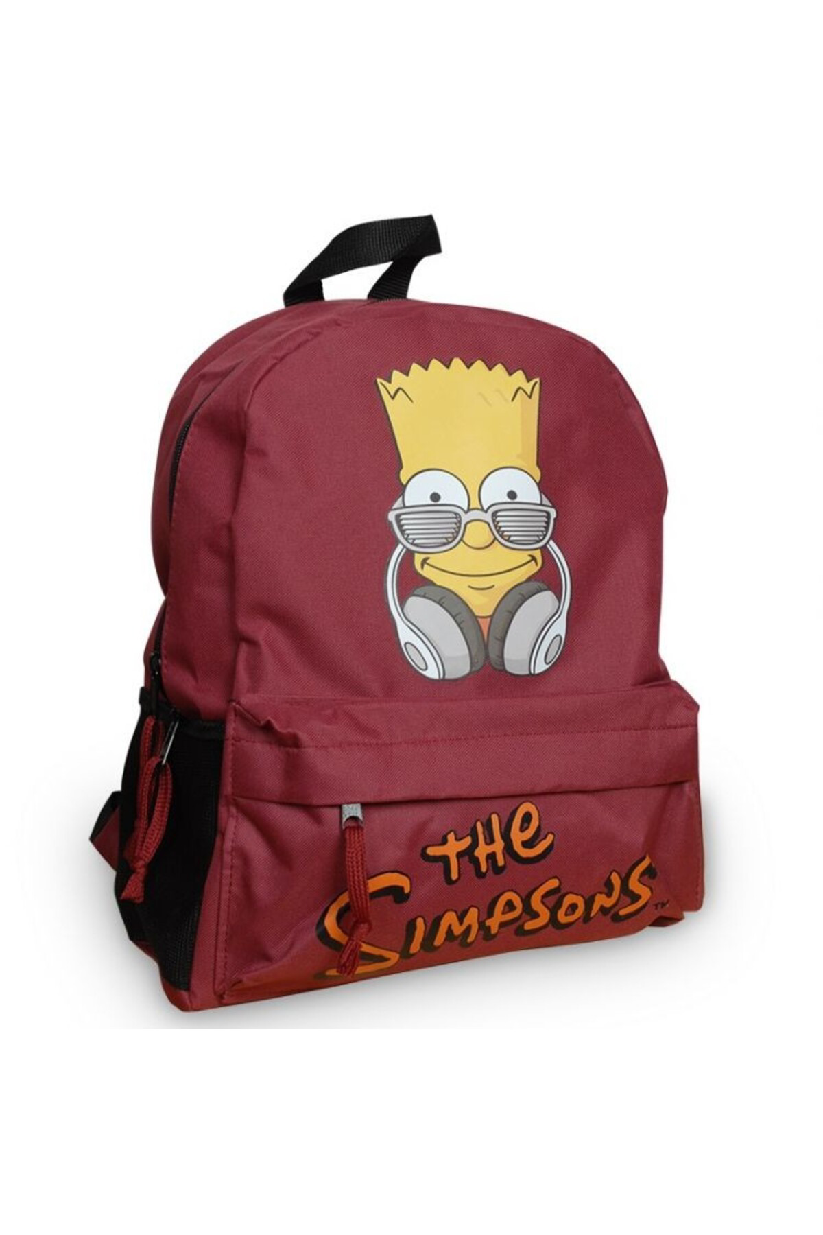 The Simpsons Bart Headphone Sırt Çantası Bordo
