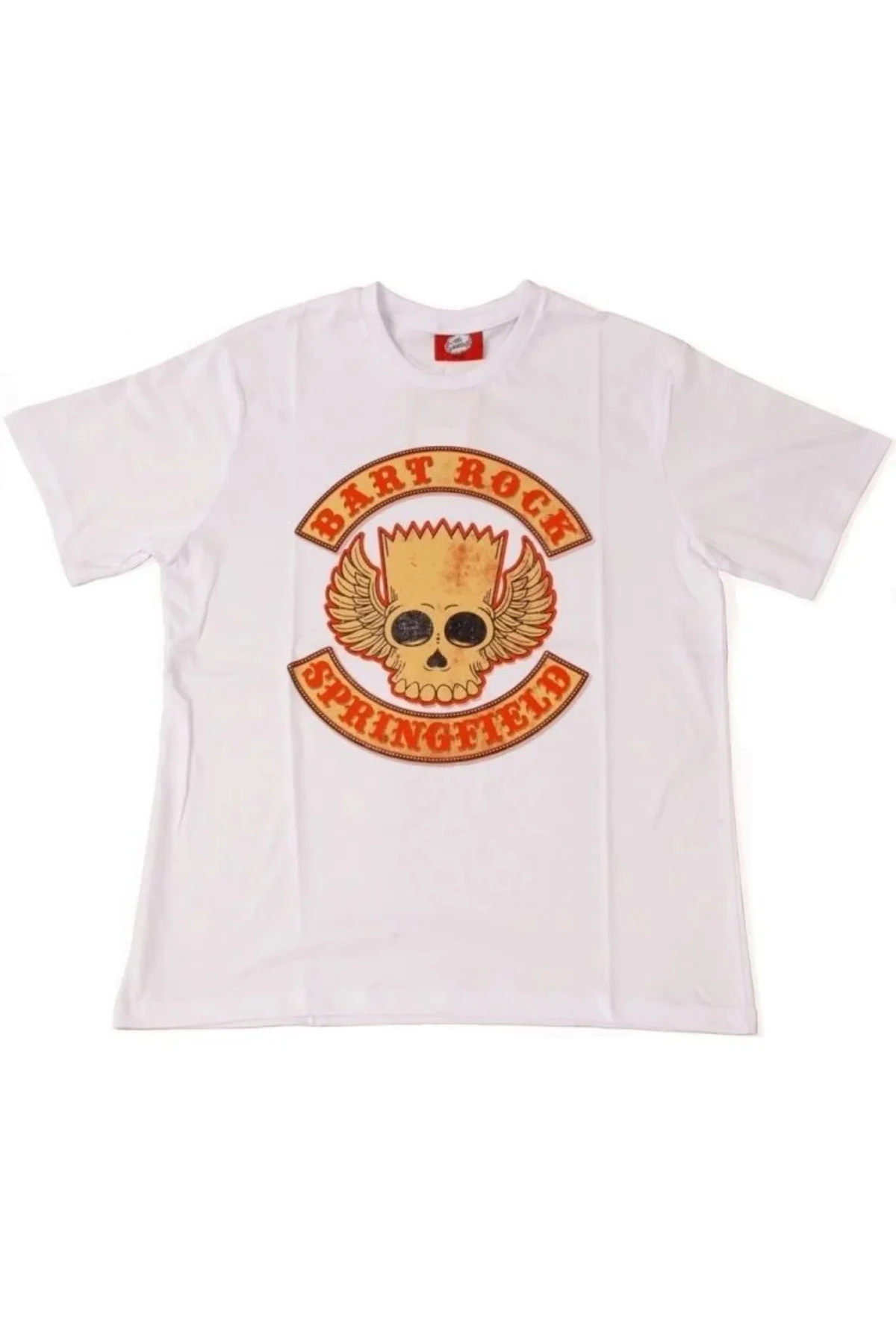 The Simpsons Bart Rock Tişört Beyaz