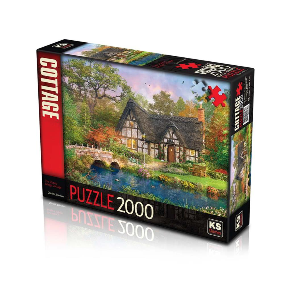 The Stoney Bridge Cottage 2000 Parça Puzzle The Stoney Bridge Cottage 2000 Parça Puzzle