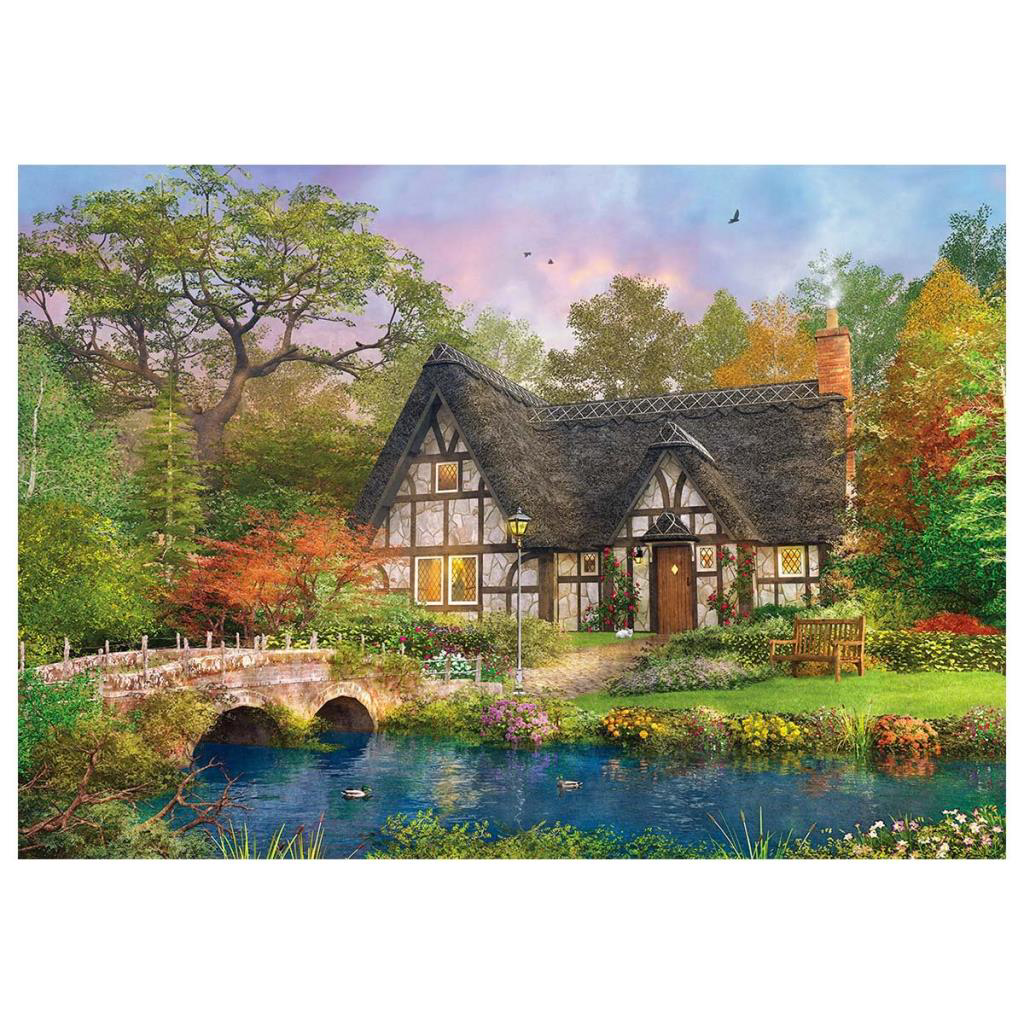 The Stoney Bridge Cottage 2000 Parça Puzzle The Stoney Bridge Cottage 2000 Parça Puzzle