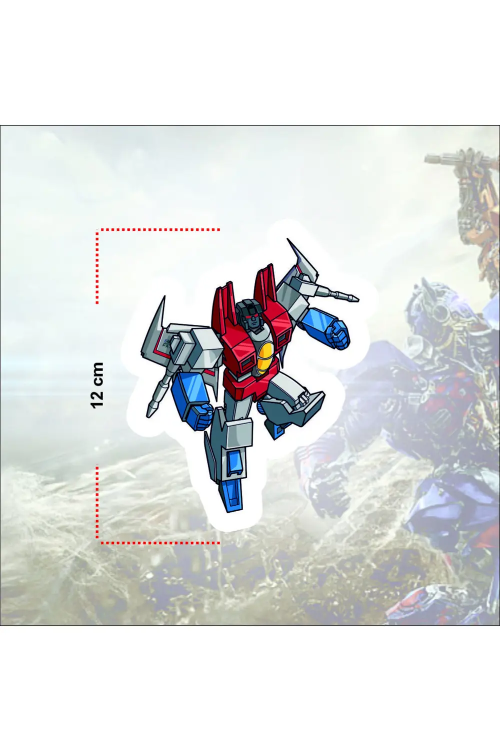 The Transformers Sticker Paketi (14 Adet) - 12 cm Yüksekliğinde