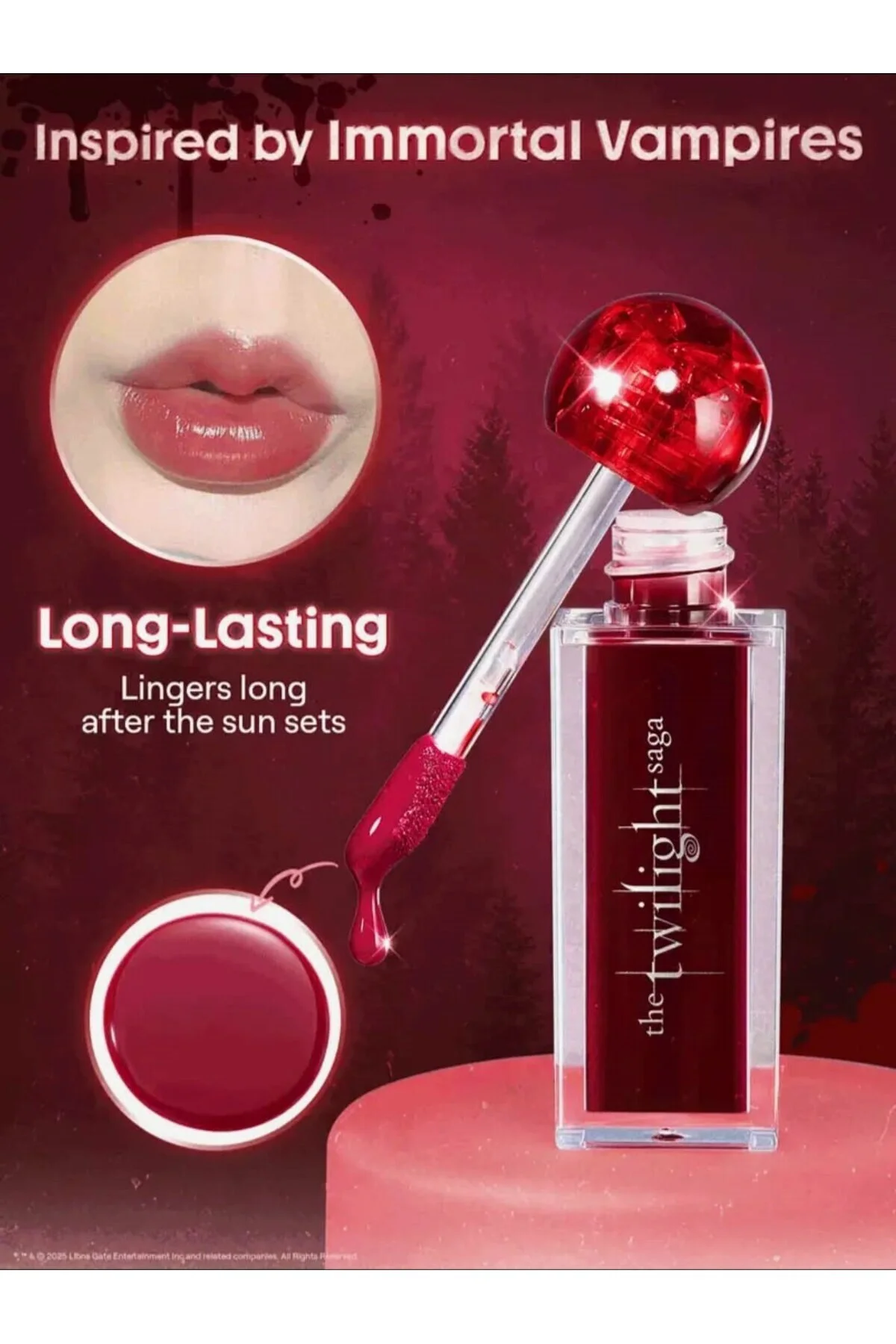 The Twilight Saga X SHEGLAM Immortality Lip Tint-Heart Beat
