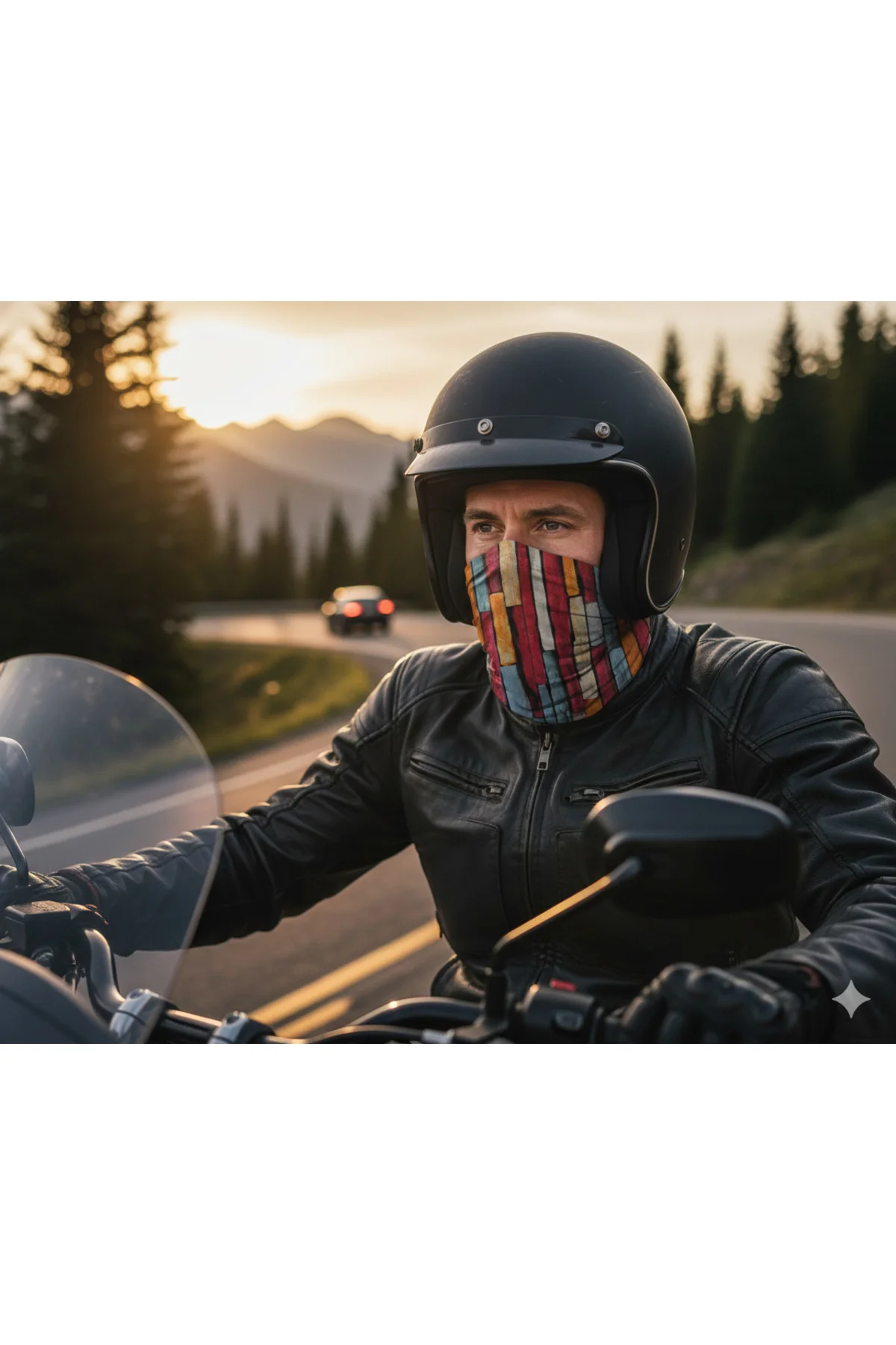 THE WALL Unisex Motorcu Buff Outdoor Bandana– Rüzgâr, Toz ve Soğu