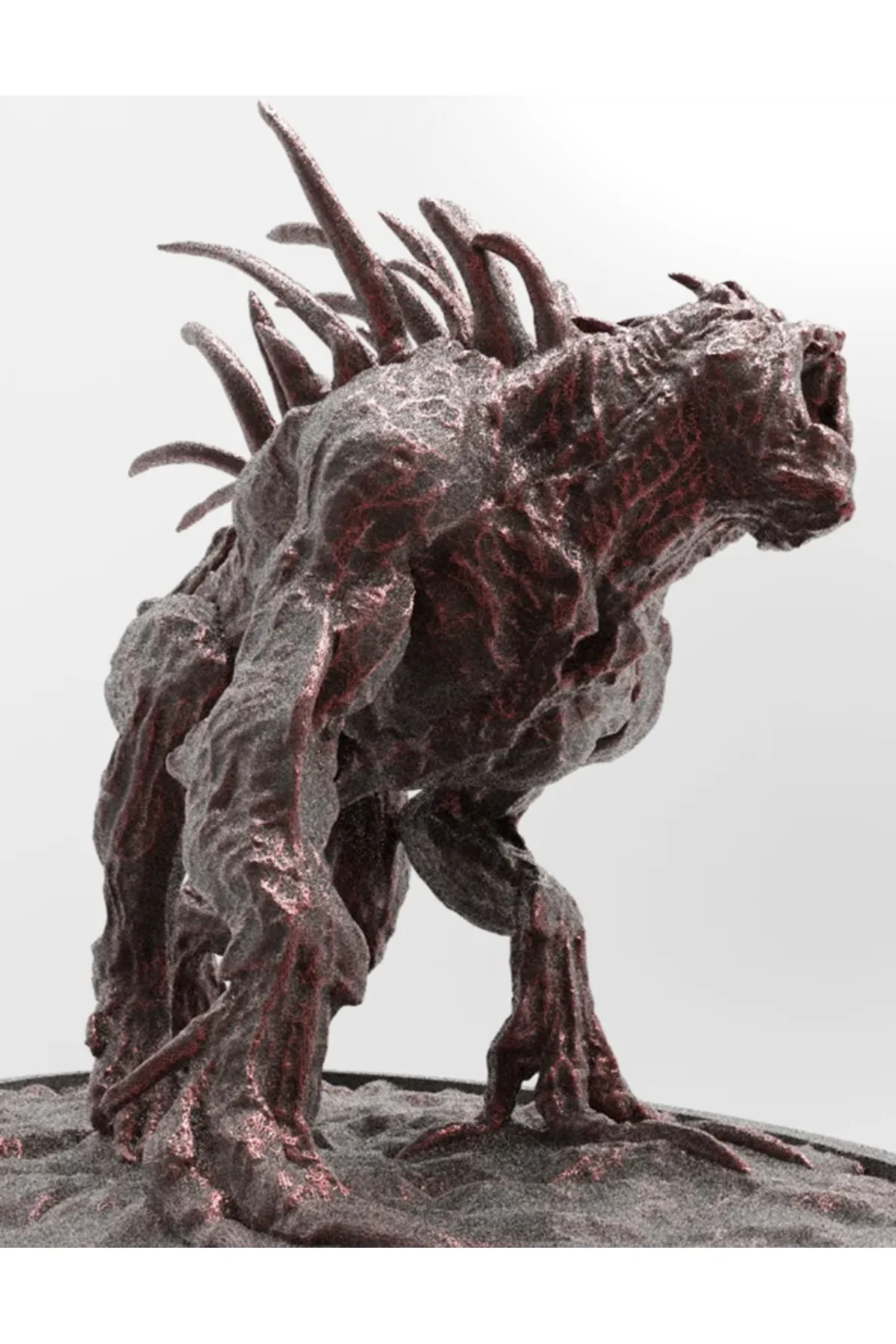 The Witcher Alghoul Boyalı Figür Büyük Boy 20CM