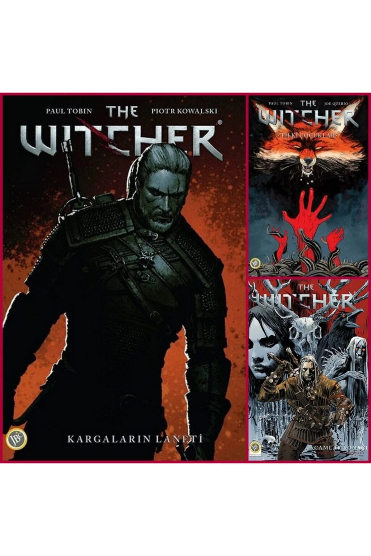 The Witcher Serisi 3 Kitap Çizgi Roman Set
