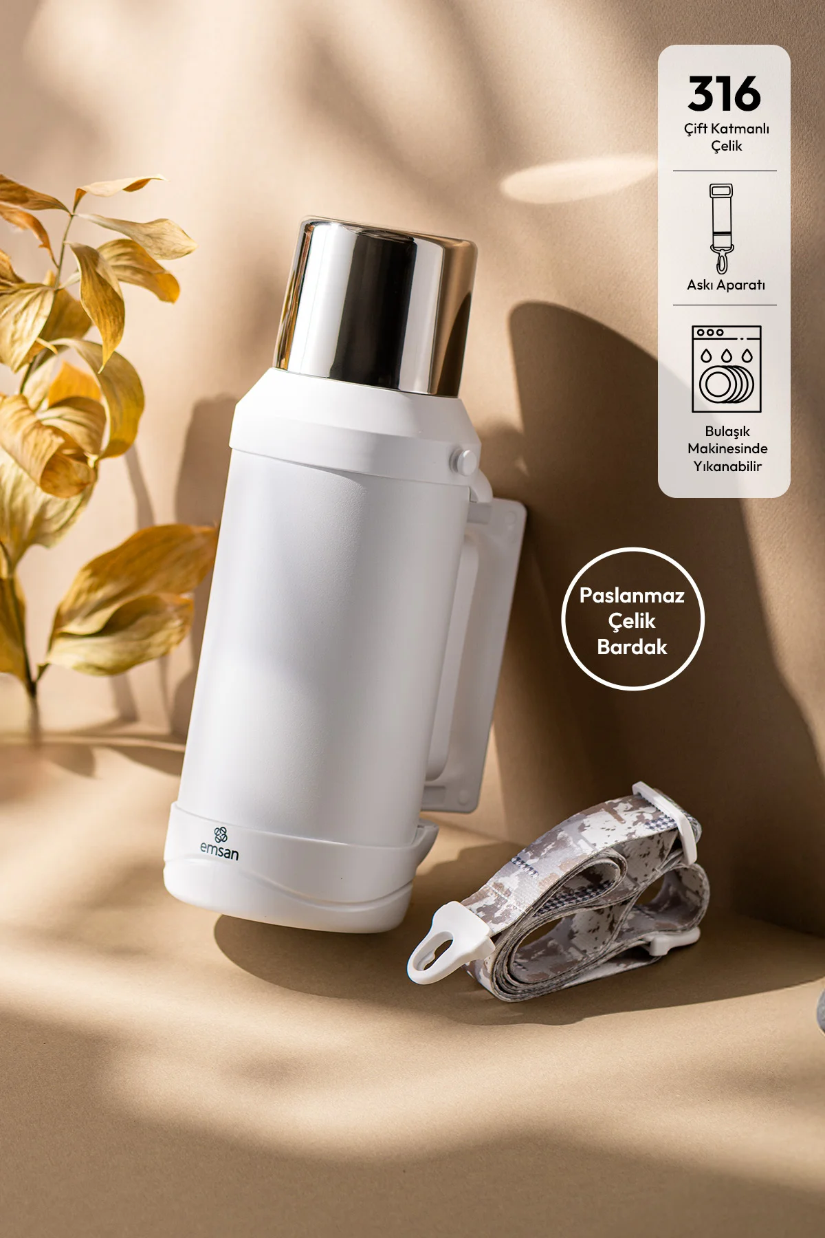 Thermafort Termos White 1500 ml