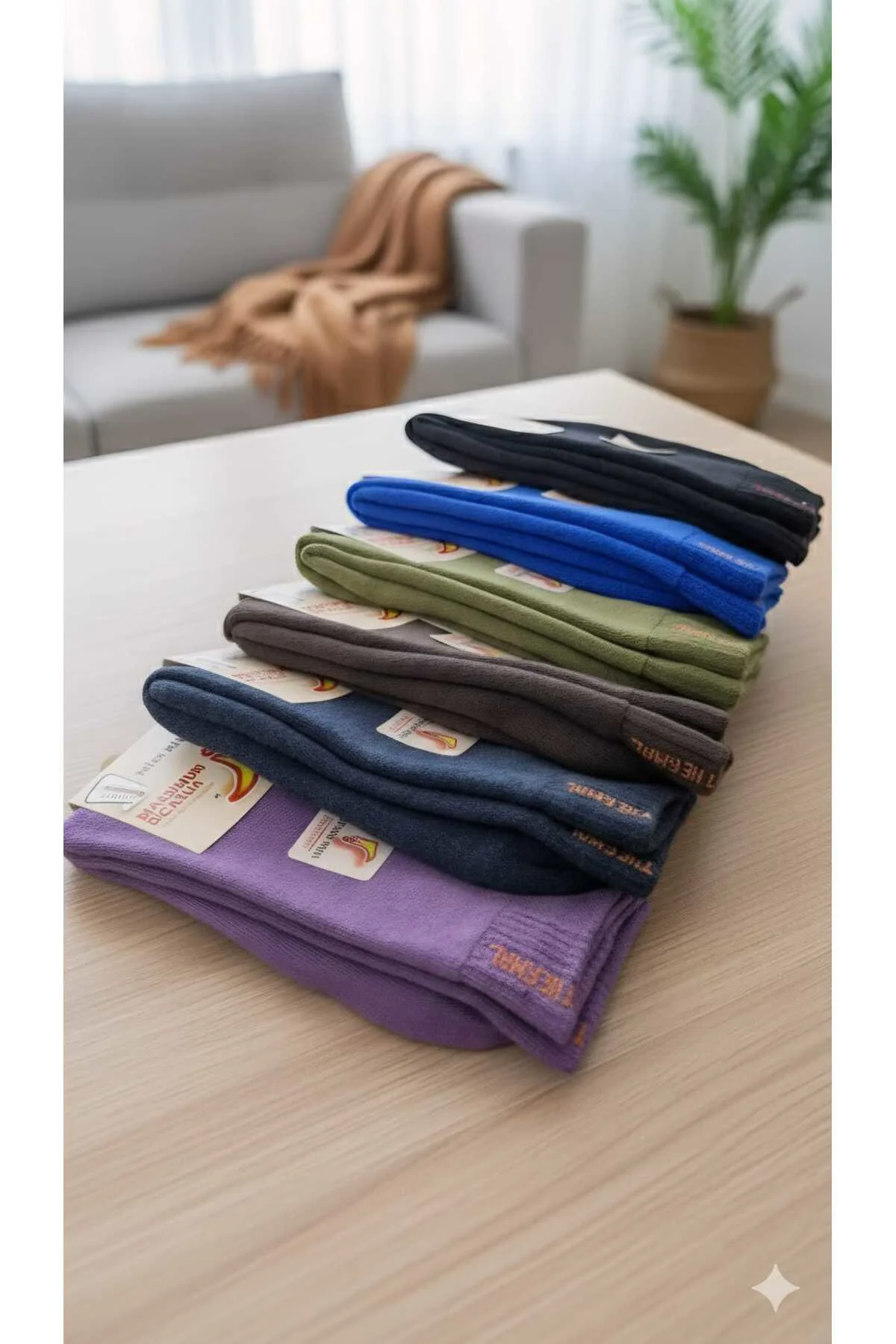THERMAL ÇORAP 6'LI PAKET ASORTİ