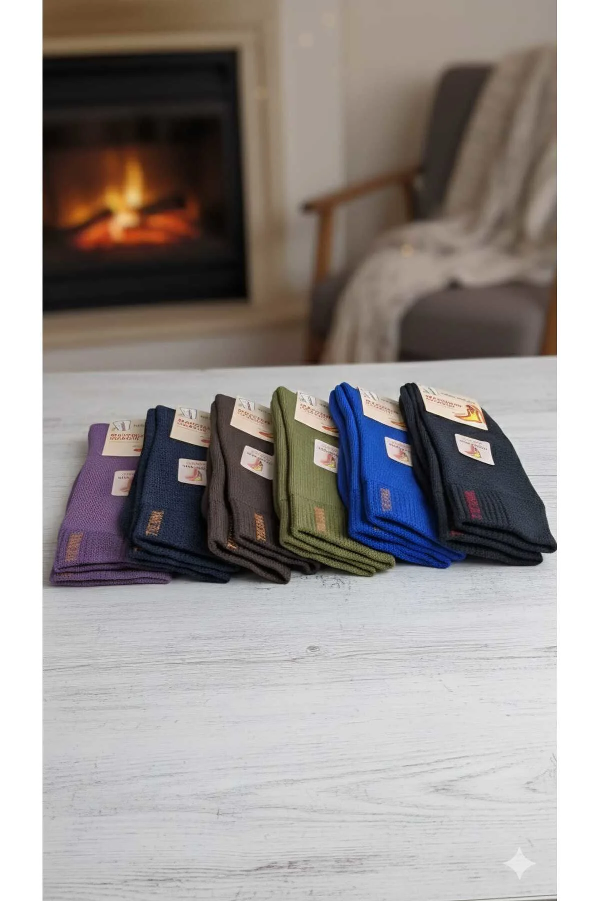 THERMAL ÇORAP 6'LI PAKET ASORTİ