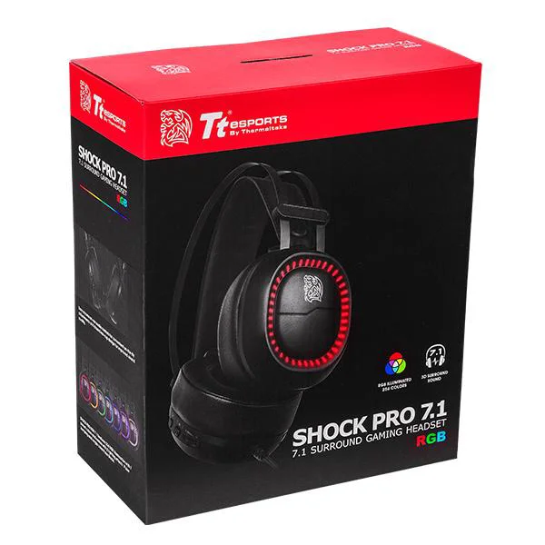 thermaltake  shock pro rgb 7.1 siyah oyun kulaklığı Fiyatı, Yorumları ve Özellikleri