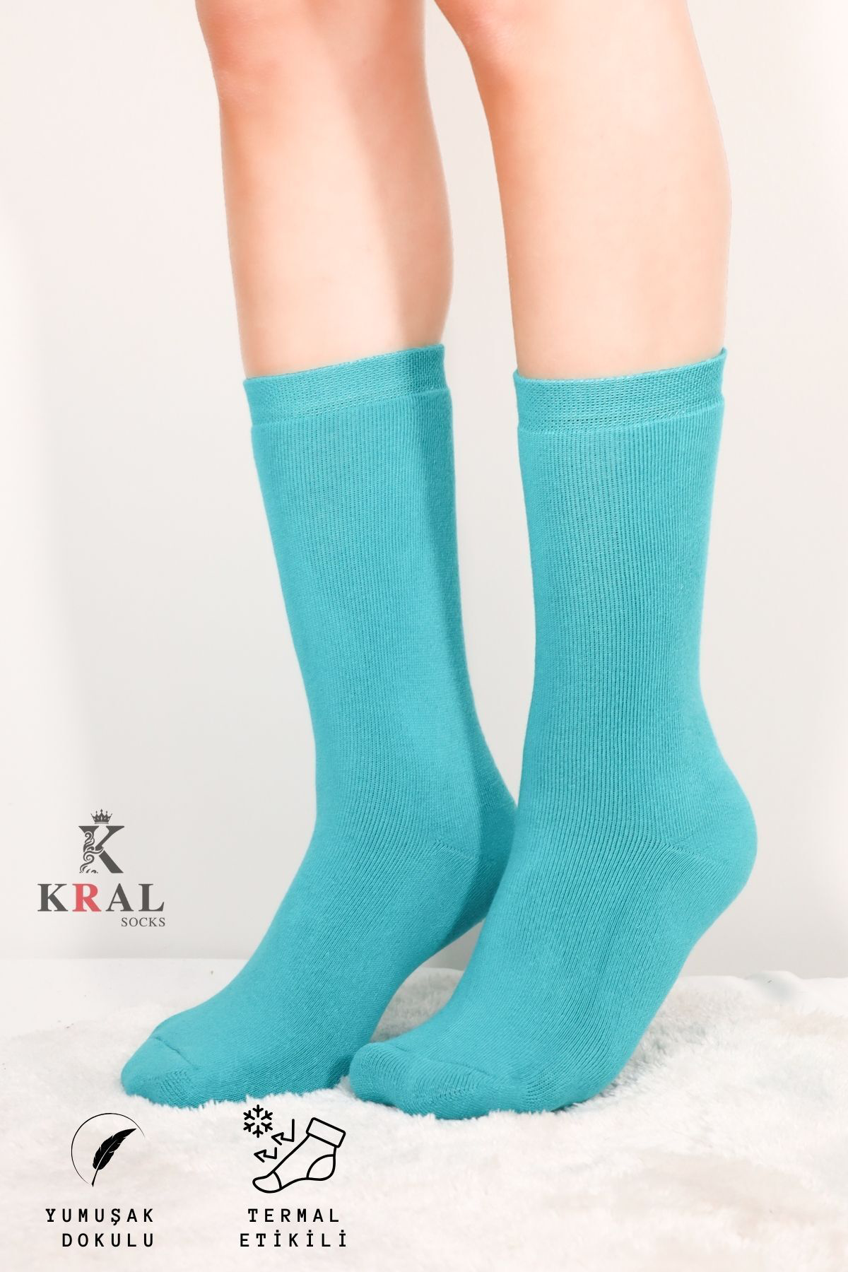 Thermo Özellikli 2X Korumalı (5 Çift) Kadın Termal Renkli Kışlık Thermo Özellikli 2X Korumalı (5 Çift) Kadın Termal Renkli Kışlık