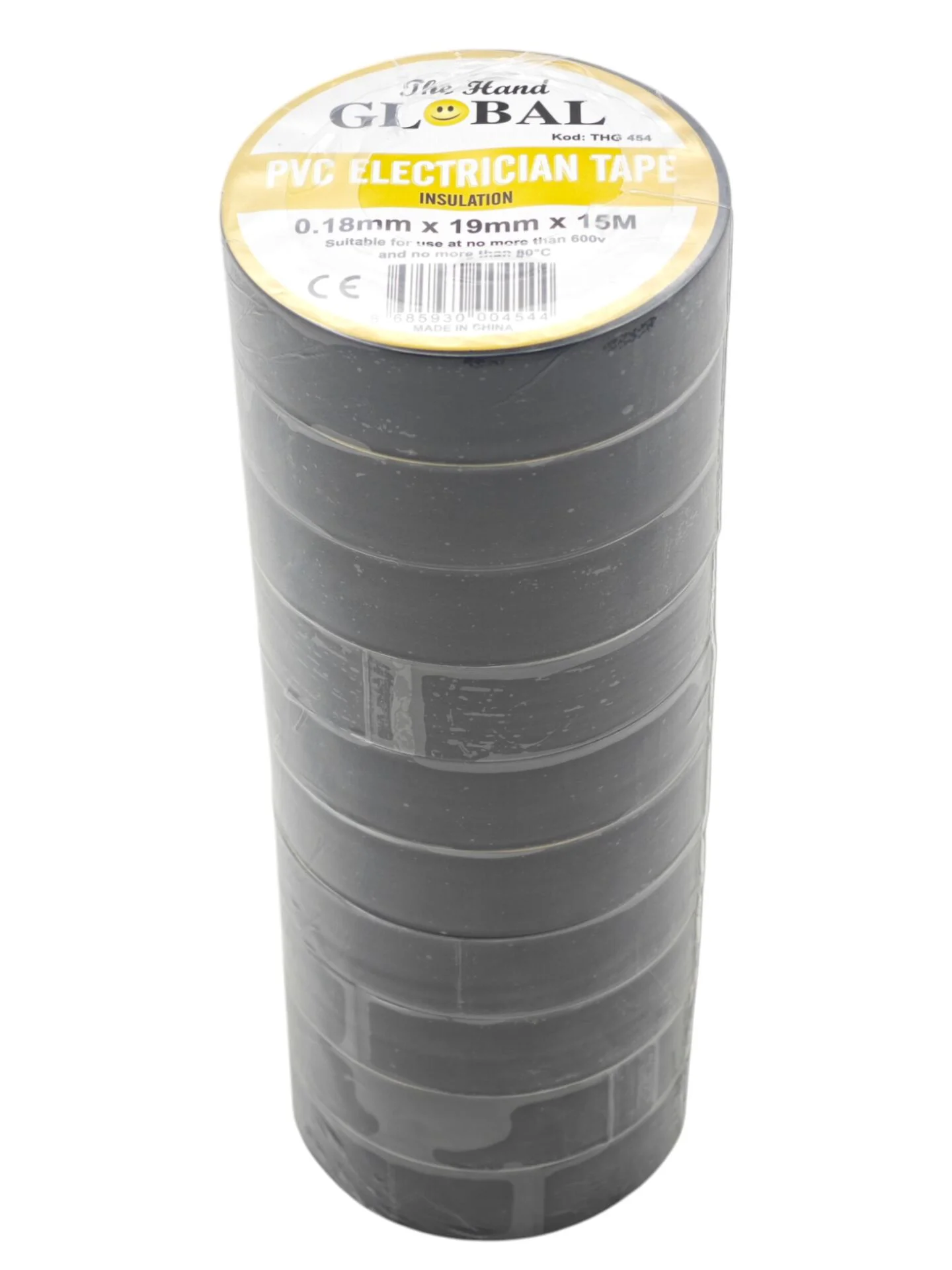 THG454   Global PVC Elektrik Bantı 19mm*15m - Siyah Fiyatı, Yorumları ve Özellikleri