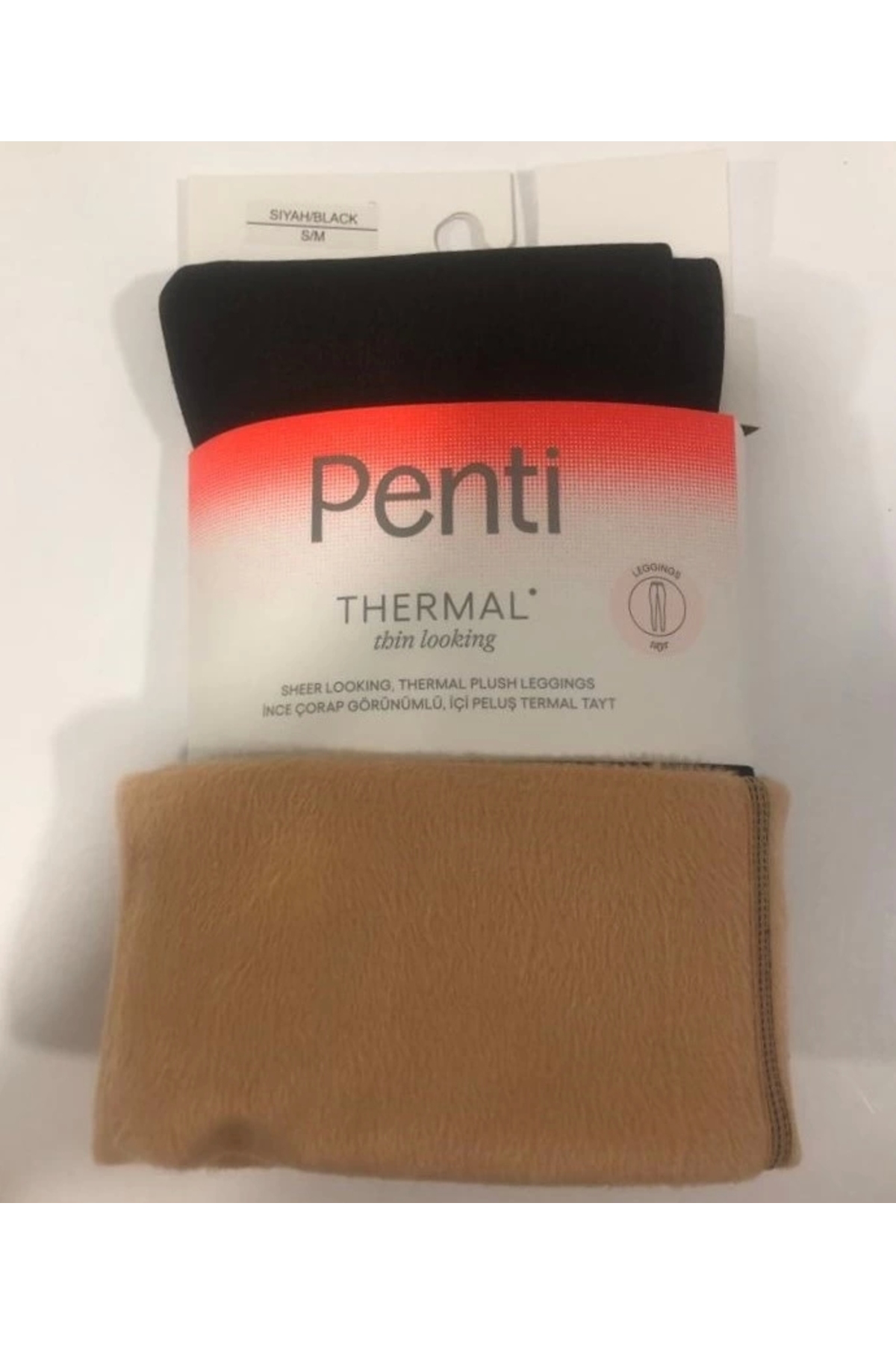 Penti Thin Looking Thermal Tayt Çorap Siyah S-M