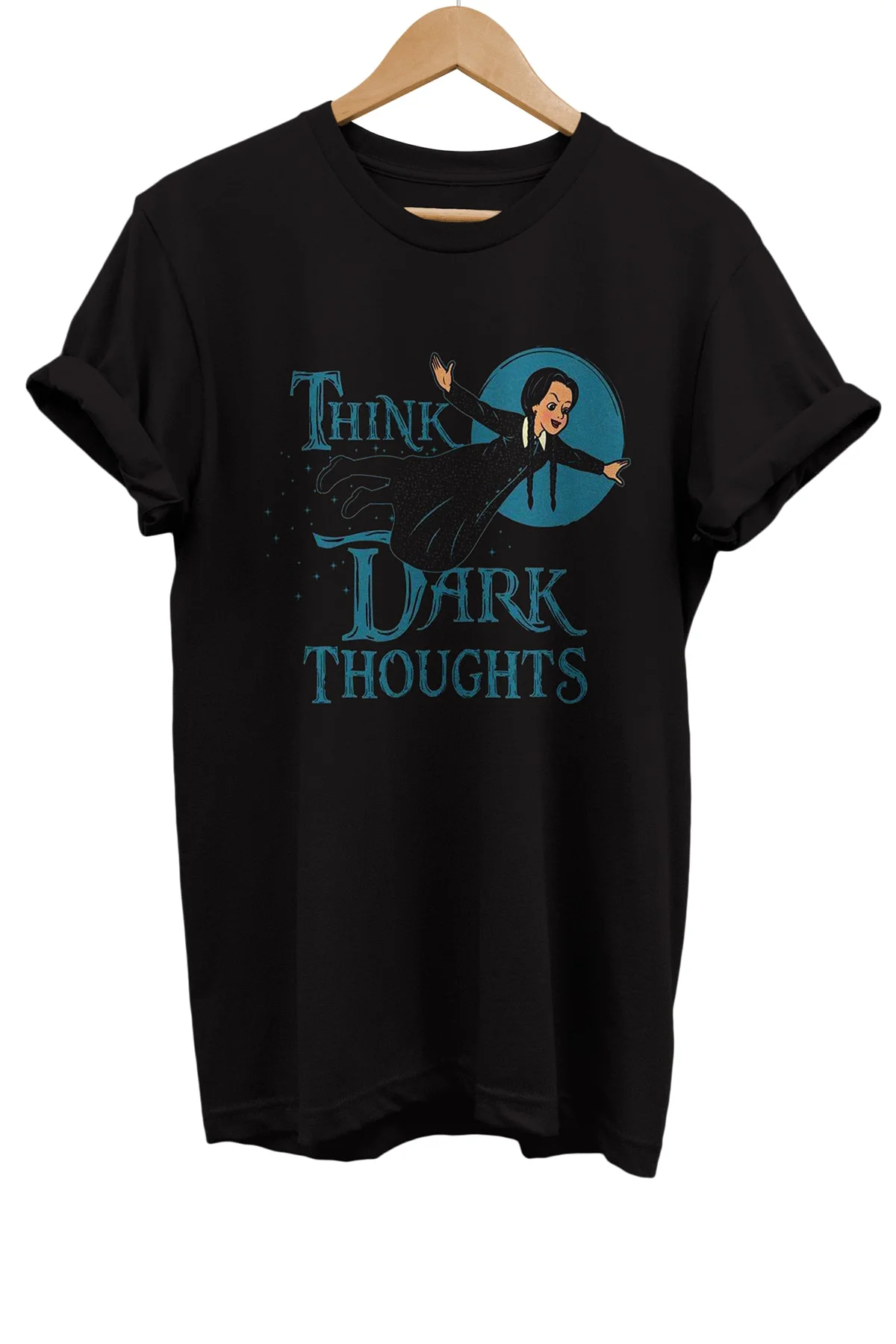 Think Dark Thoughts %100 Pamuk Basic T-shirt Normal Beden Tişört