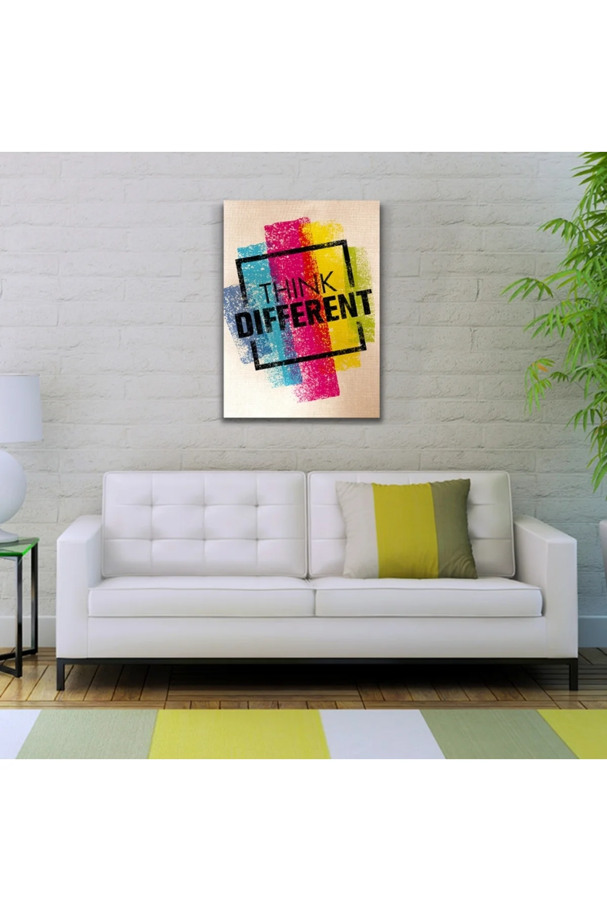 Think Different Afiş Kanvas Tablo 50 x 70