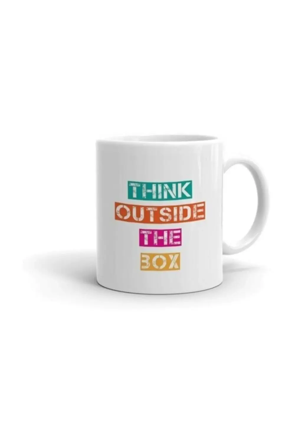 Think Outside The Box Baskılı Kupa/bardak