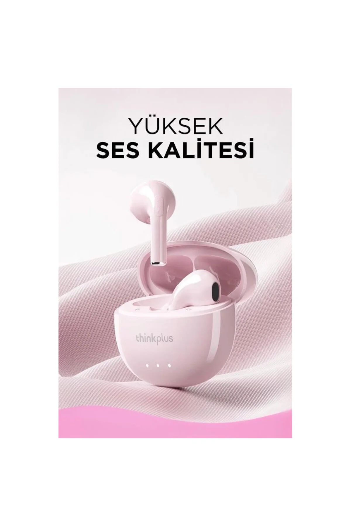 Thinkplus Lp2 Pro Pembe Tws Bluetooth V5.4 Stereo Kulak İçi Bluetooth Kulaklık