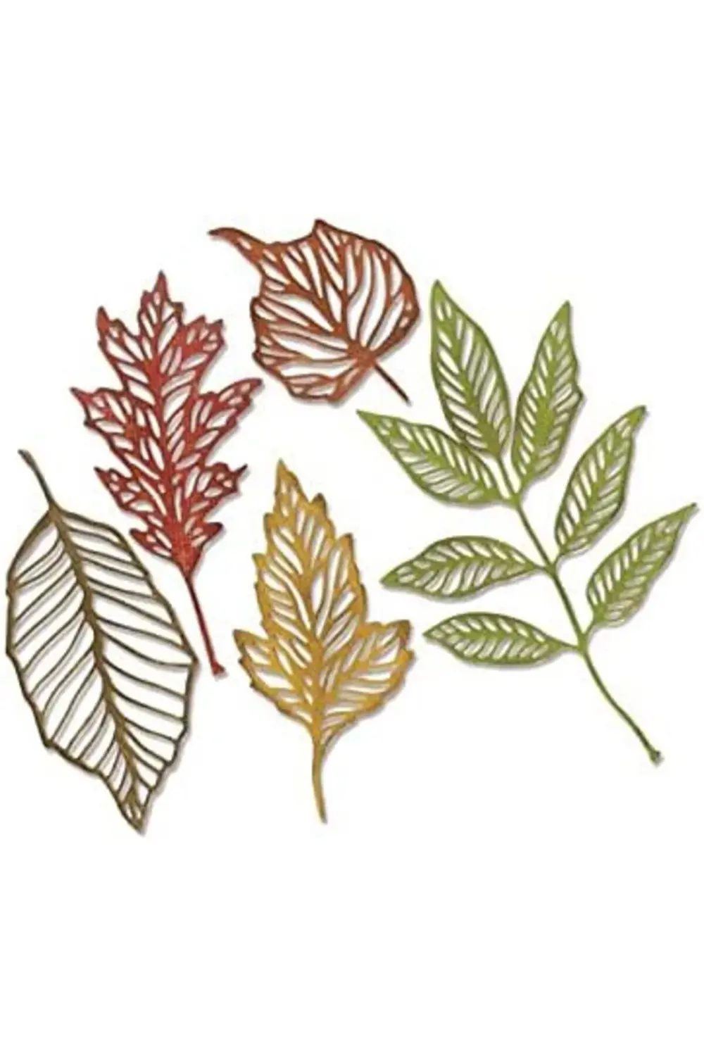 Thinlits baskı şablonu Funky Foliage 395519